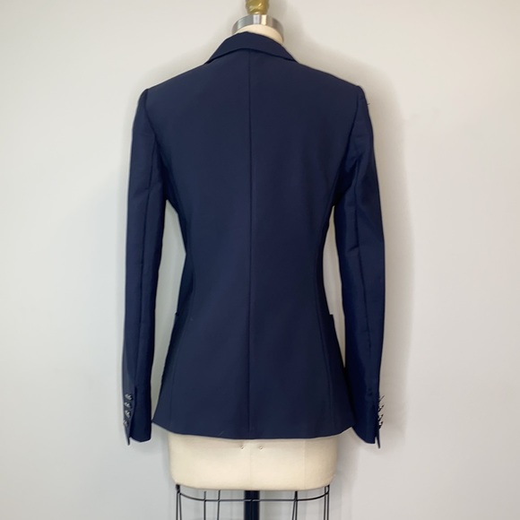MaxMara Double Breast Navy Blazer - Picture 6 of 9